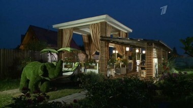 Беседка с колоннами. Фазенда. Выпуск от 07.07.2013