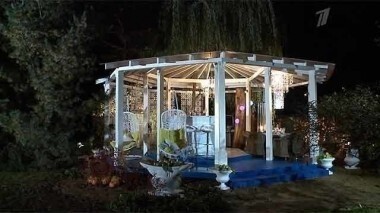 Беседка с прозрачной крышей. Фазенда. Выпуск от 20.10.2013