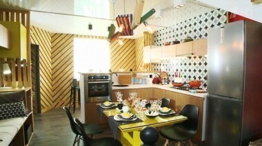 Кухня-столовая с геометрией. Фазенда. Выпуск от 13.11.2016