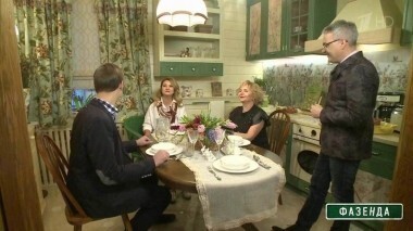 Столовая-кухня в русском провансе. Фазенда. Выпуск от 26.03.2017