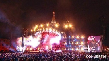 Ночной концерт на Красной площади. Выпуск от 01.01.2018