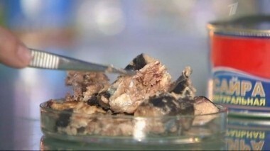 Консервы «Сайра натуральная с добавлением масла». Контрольная закупка. Выпуск от 04.12.2012