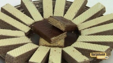 Вафли шоколадные. Контрольная закупка. Выпуск от 02.02.2018