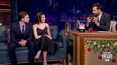 Аделина Сотникова и Александр Соколовский. Вечерний Ургант. 745 выпуск от 27.12.2016