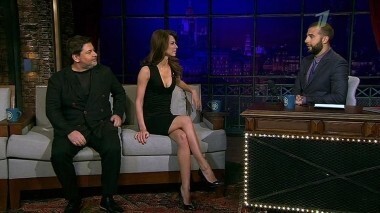 Александр Цекало, Лянка Грыу и Ольга Шелест. Вечерний Ургант. 265 выпуск от 04.02.2014