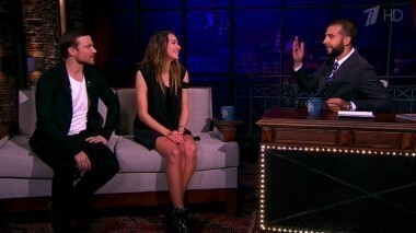 Алексей Чадов и Агния Дитковските. Вечерний Ургант. 264 выпуск от 03.02.2014