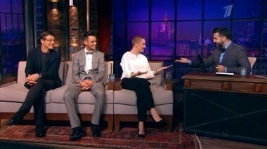 Алексей Макаров, Екатерина Вилкова и Риналь Мухаметов. Вечерний Ургант. 236 выпуск от 19.11.2013