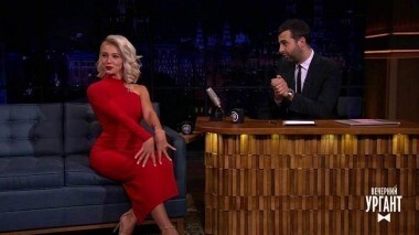 Анастасия Ивлеева, Александр Ревва и Михаил Галустян. Вечерний Ургант. 952 выпуск от 06.04.2018