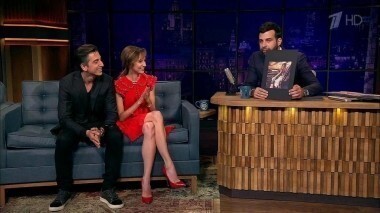 Анна Банщикова, Мурад и Наталья Османн. Вечерний Ургант. 646 выпуск от 19.05.2016