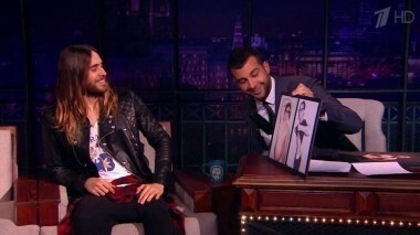 Джаред Лето. Вечерний Ургант. 289 выпуск от 17.03.2014