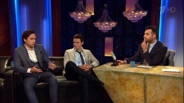 Егор Корешков и Евгений Пронин. Вечерний Ургант. 595 выпуск от 25.02.2016