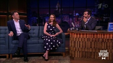 Елена Николаева и Антон Хабаров. Вечерний Ургант. 1137 выпуск от 05.06.2019