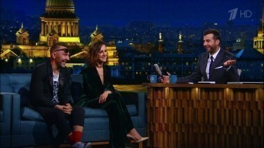 Елизавета Боярская, Сергей и Матильда Шнуровы. Вечерний Ургант. 670 выпуск от 24.06.2016