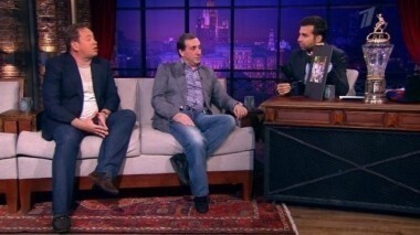 Евгений Гинер и Леонид Слуцкий. Вечерний Ургант. 175 выпуск от 30.05.2013