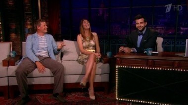 Евгений Кафельников и Анастасия Мыскина. Вечерний Ургант. 329 выпуск от 09.06.2014