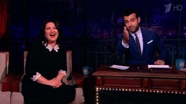 Хибла Герзмава. Вечерний Ургант. 302 выпуск от 10.04.2014