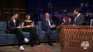 Игорь Крутой, Аделина Сотникова и Димаш Кудайберген. Вечерний Ургант. 1187 выпуск от 31.10.2019