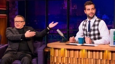 Игорь Угольников и Люка Дебарг. Вечерний Ургант. 545 выпуск от 11.11.2015