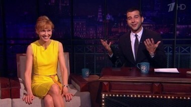 Ингеборга Дапкунайте и Моника Беллуччи. Вечерний Ургант. 288 выпуск от 14.03.2014