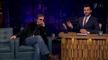 Иван Охлобыстин и Кристиан Карамбё. Вечерний Ургант. 580 выпуск от 03.02.2016