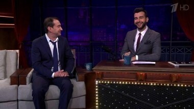 Константин Хабенский и Сергей Лазарев. Вечерний Ургант. 442 выпуск от 20.03.2015