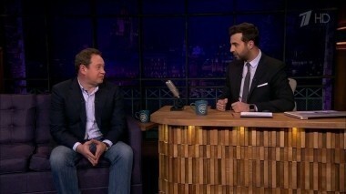 Леонид Слуцкий, Денис Черышев и Артем Дзюба. Вечерний Ургант. 544 выпуск от 10.11.2015