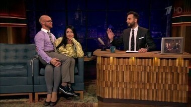 Лолита Милявская и Сергей Карякин. Вечерний Ургант. 617 выпуск от 31.03.2016