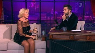 Любовь Успенская, Денис Глушаков и Александр Кокорин. Вечерний Ургант. 223 выпуск от 18.10.2013