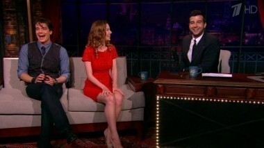 Максим Матвеев и Анна Старшенбаум. Вечерний Ургант. 330 выпуск от 10.06.2014