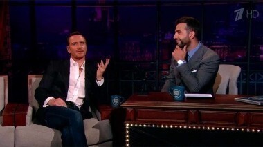 Майкл Фассбендер. Вечерний Ургант. 318 выпуск от 21.05.2014