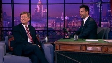 Майкл Макфол. Вечерний Ургант. 68 выпуск от 07.11.2012