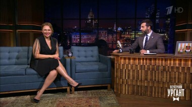 Надежда Ангарская и Алексей Воробьев. Вечерний Ургант. 1324 выпуск от 15.06.2020