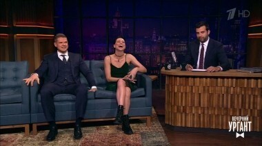 Настасья Самбурская и Владимир Яглыч. Вечерний Ургант. 812 выпуск от 11.05.2017