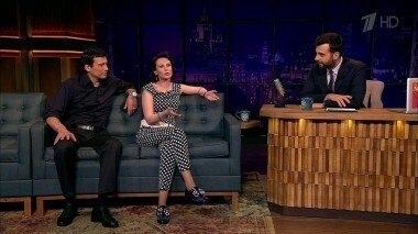 Ольга Погодина и Андрей Чернышов. Вечерний Ургант. 632 выпуск от 21.04.2016