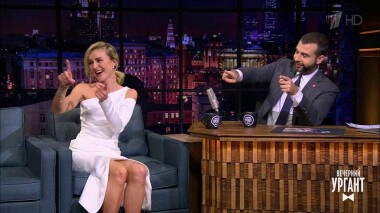 Полина Гагарина и Юлия Ахмедова. Вечерний Ургант. 1275 выпуск от 27.03.2020