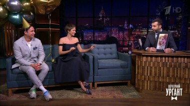 Полина Максимова и Егор Корешков. Вечерний Ургант. 1277 выпуск от 31.03.2020