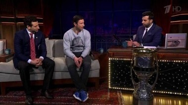 Роман Ротенберг и Илья Ковальчук. Вечерний Ургант. 466 выпуск от 23.04.2015