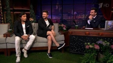 Сергей Лазарев, Александр Ревва и Леонид Агутин. Вечерний Ургант. 500 выпуск от 26.06.2015