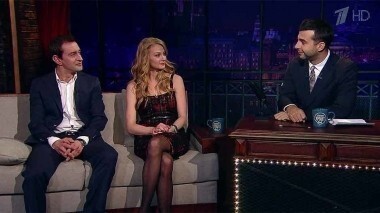 Светлана Ходченкова, Константин Хабенский, Майкл Питт и Дима Билан. Вечерний Ургант. 303 выпуск от 11.04.2014