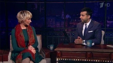 Татьяна Васильева и Сергей Лазарев. Вечерний Ургант. 299 выпуск от 04.04.2014