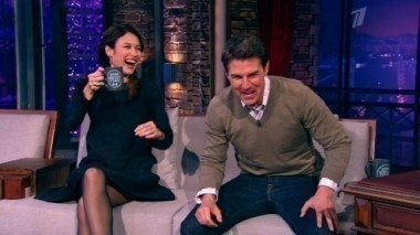 Том Круз и Ольга Куриленко. Вечерний Ургант. 149 выпуск от 03.04.2013