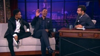 Уилл и Джейден Смит. Вечерний Ургант. 176 выпуск от 31.05.2013