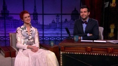 Ульяна Лопаткина. Вечерний Ургант. 335 выпуск от 19.06.2014