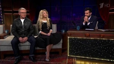 Вячеслав и Лада Фетисовы. Вечерний Ургант. 475 выпуск от 18.05.2015