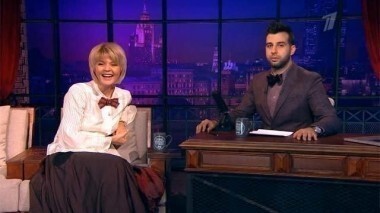 Юлия Меньшова. Вечерний Ургант. 233 выпуск от 14.11.2013