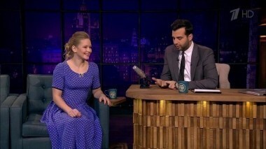 Юлия Пересильд. Вечерний Ургант. 586 выпуск от 11.02.2016