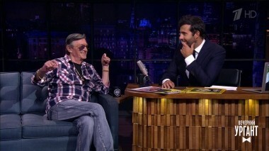 Юрий Чернавский, Светлана Устинова и Андрей Чадов. Вечерний Ургант. 996 выпуск от 11.09.2018