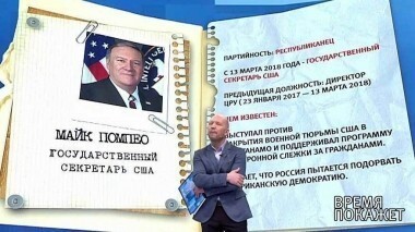 Новый госсекретарь США. Время покажет. Выпуск от 13.04.2018
